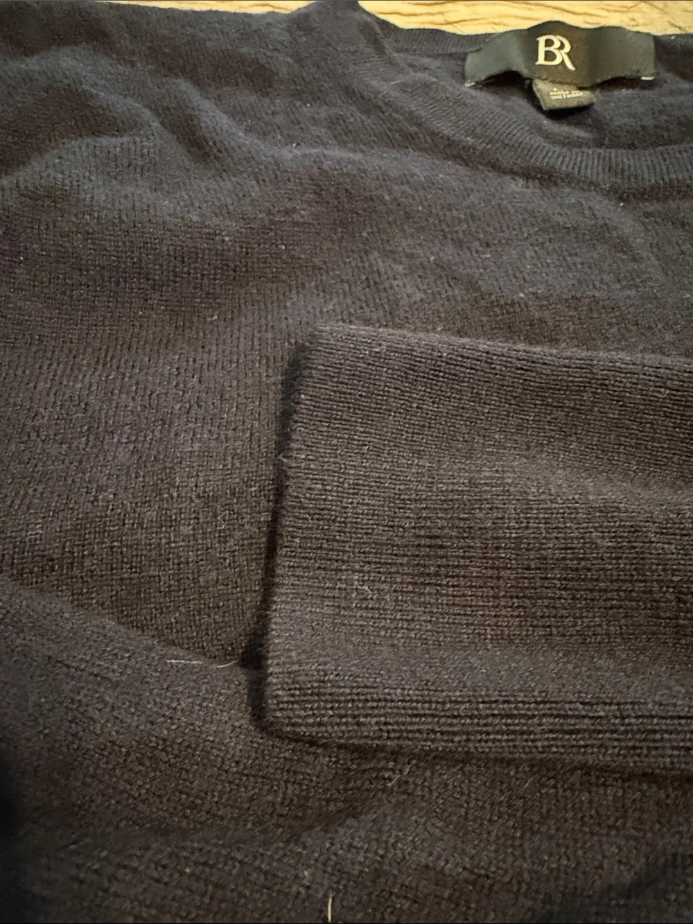 Banana Republic Men's Navy Crewneck Pullover Sweater